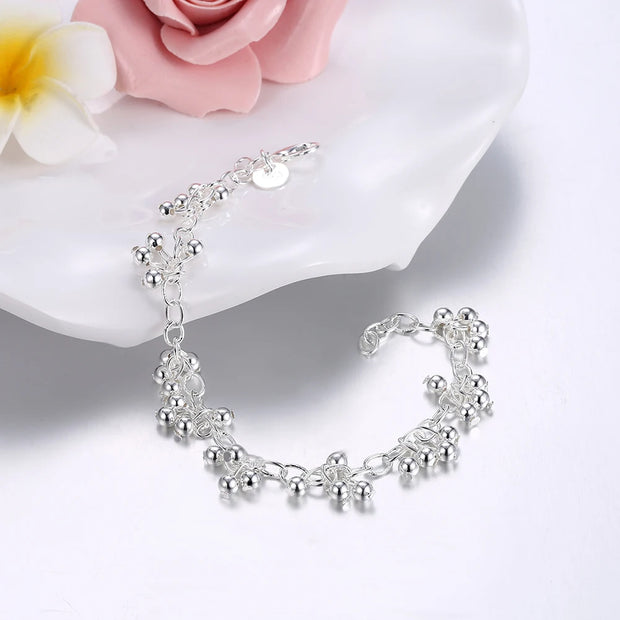 925 Sterling Silver Beaded Jewelry Set