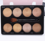 12-Color Matte Makeup Palette – Waterproof Foundation & Contour Kit | Long-Lasting Natural Finish