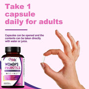Women’s Probiotic Supplement – 50 Billion CFUs with Cranberry & Prebiotics | Supports Digestion, Immunity & Vaginal Health