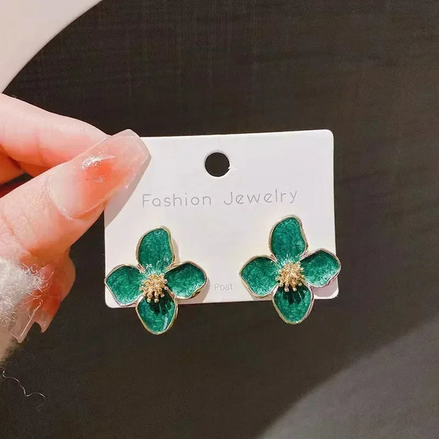 French Vintage Faux Pearl C-Design Earrings | Luxurious Drop Earrings for Women