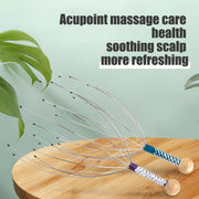 1pcs Head Massager Scratching Octopus Scalp Tool Non Soul Extractor Divine Tool Extraction Health and Wellness Head Therapy