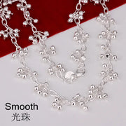 925 Sterling Silver Beaded Jewelry Set