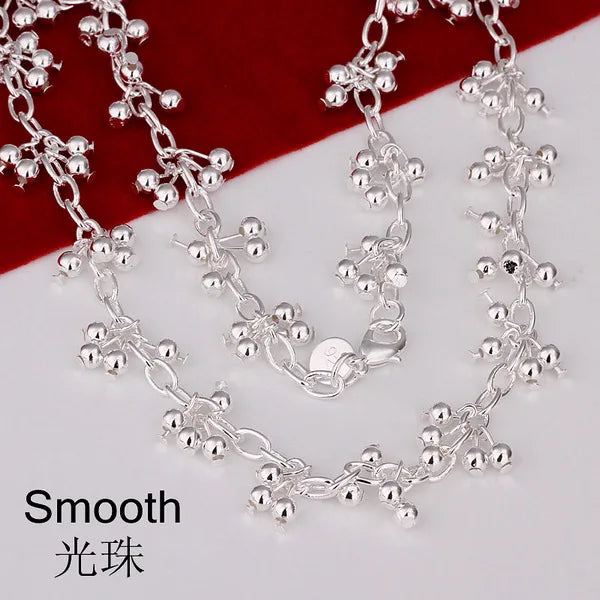 925 Sterling Silver Beaded Jewelry Set