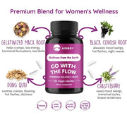 Female Hormone Balance Supplement – Supports Estrogen Metabolism, Menopause Relief & Mood Improvement