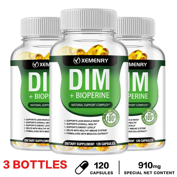 DIM Supplement – Hormone Balance, Menopause & Prostate Health | Supports Sleep & Metabolism