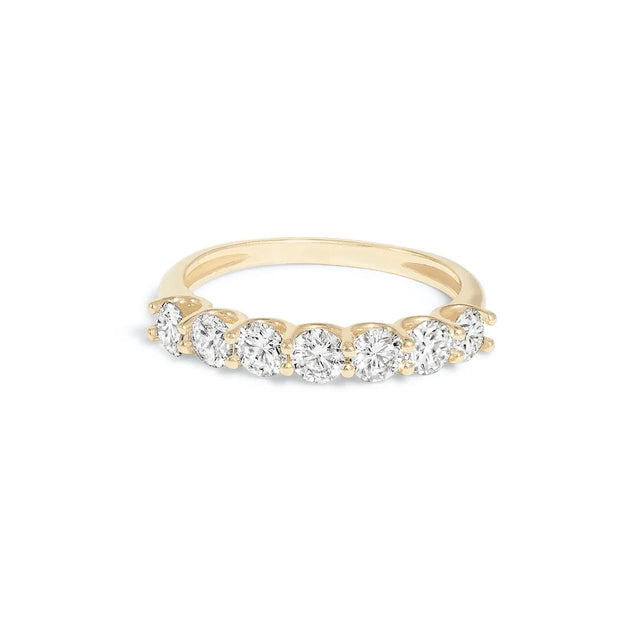 Minimalist Gold Cubic Zirconia Stacking Ring – Elegant Jewelry for Women