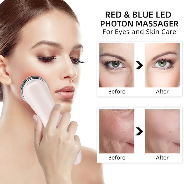 Ultrasonic Face Massager – Anti-Aging Beauty Device for Radiant, Youthful Skin