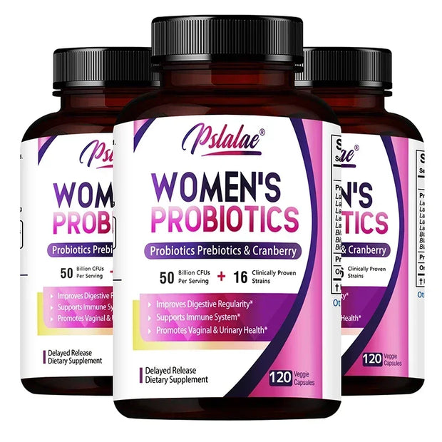 Women’s Probiotic Supplement – 50 Billion CFUs with Cranberry & Prebiotics | Supports Digestion, Immunity & Vaginal Health