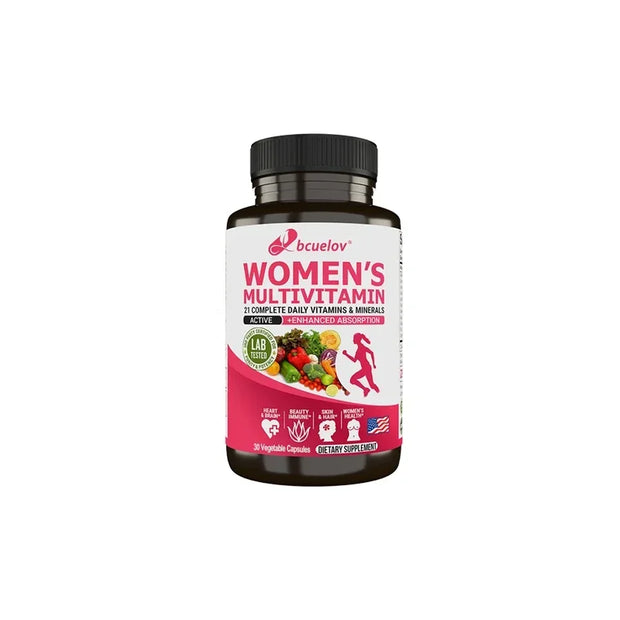 Women’s Multivitamin & Multimineral Supplement – Magnesium, Biotin, Calcium, Zinc & Selenium | Supports Joints, Skin & Nails