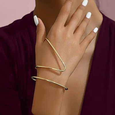 Geometric Cuff Bracelet – Simple & Trendy Jewelry for Women