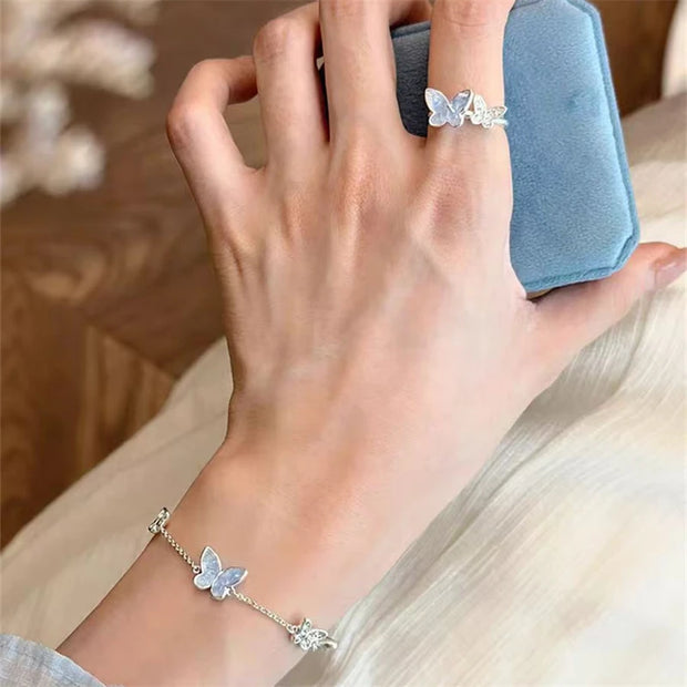 Elegant Butterfly Jewelry Set