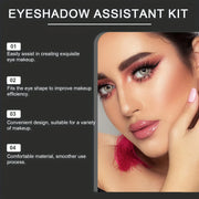 2-in-1 Eye Makeup Assistant Brushes & Eyeshadow Templates – Quick & Easy Eyeshadow Tool