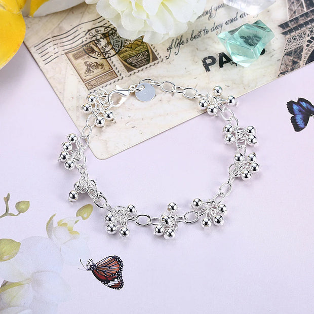 925 Sterling Silver Beaded Jewelry Set