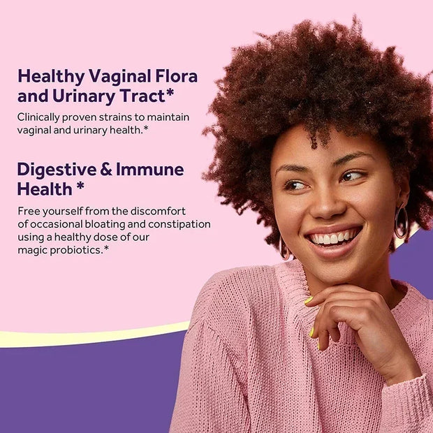 Women’s Probiotic Supplement – 50 Billion CFUs with Cranberry & Prebiotics | Supports Digestion, Immunity & Vaginal Health