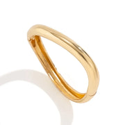 Smooth Water Drop Hug Bangle