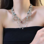 “Multilayer Clavicle Chain Necklace – Trendy Choker Charm Jewelry for Women & Girls