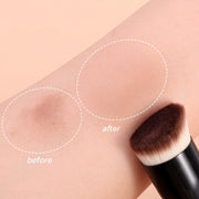 Foundation & Concealer Brush – Angled Makeup Brush for Liquid, Cream & Contour | Seamless Coverage