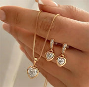 3-Piece Round Pearl Jewelry Set – Elegant Vintage Style for Women