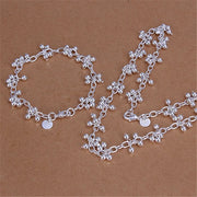 925 Sterling Silver Beaded Jewelry Set