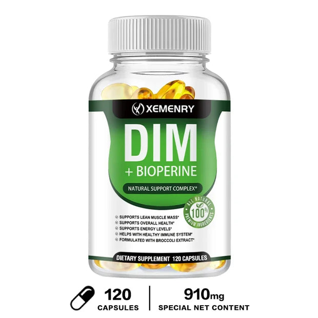 DIM Supplement – Hormone Balance, Menopause & Prostate Health | Supports Sleep & Metabolism