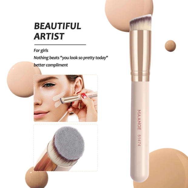 MAANGE 7-Piece Professional Makeup Brush Set – Flawless Application Every Time