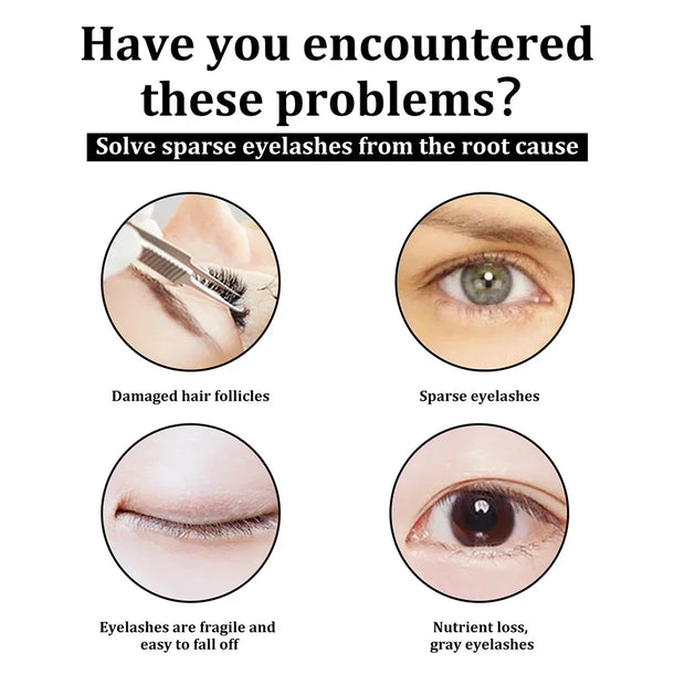Fast Growth Eyelash & Eyebrow Serum – Natural Thick & Long Lashes
