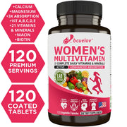 Women’s Multivitamin & Multimineral Supplement – Magnesium, Biotin, Calcium, Zinc & Selenium | Supports Joints, Skin & Nails