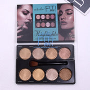12-Color Matte Makeup Palette – Waterproof Foundation & Contour Kit | Long-Lasting Natural Finish