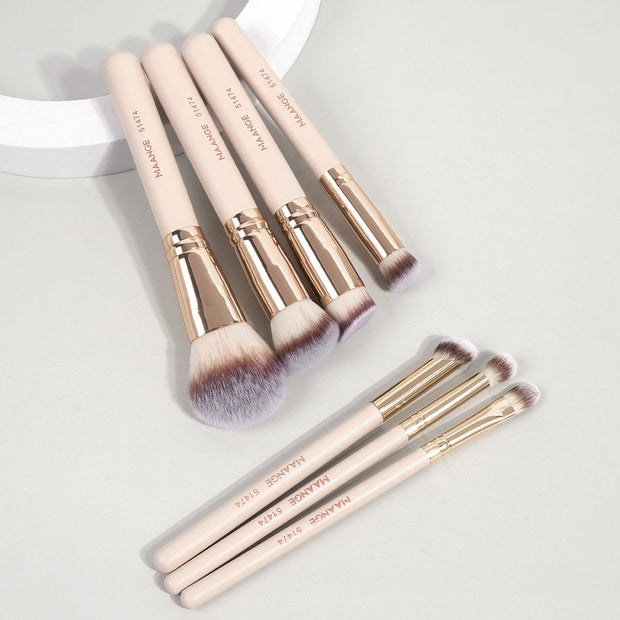 MAANGE 7-Piece Professional Makeup Brush Set – Flawless Application Every Time