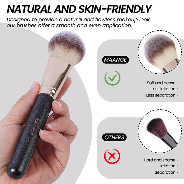 MAANGE 7-Piece Professional Makeup Brush Set – Flawless Application Every Time
