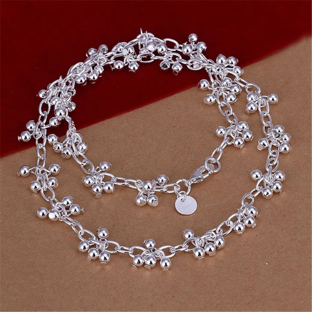 925 Sterling Silver Beaded Jewelry Set