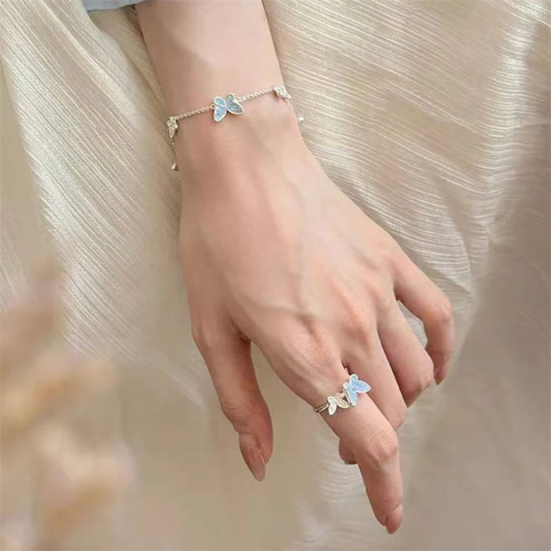 Elegant Butterfly Jewelry Set