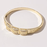 Gorgeous Gold Jewelry Set: Necklace, Bracelet, Ring & Earrings Combo
