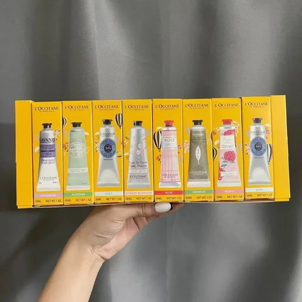 Moisturizing Hand Cream Gift Box Set – 8 Luxurious Scents