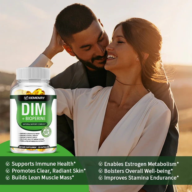 DIM Supplement – Hormone Balance, Menopause & Prostate Health | Supports Sleep & Metabolism