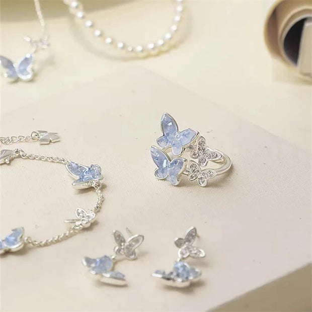 Elegant Butterfly Jewelry Set
