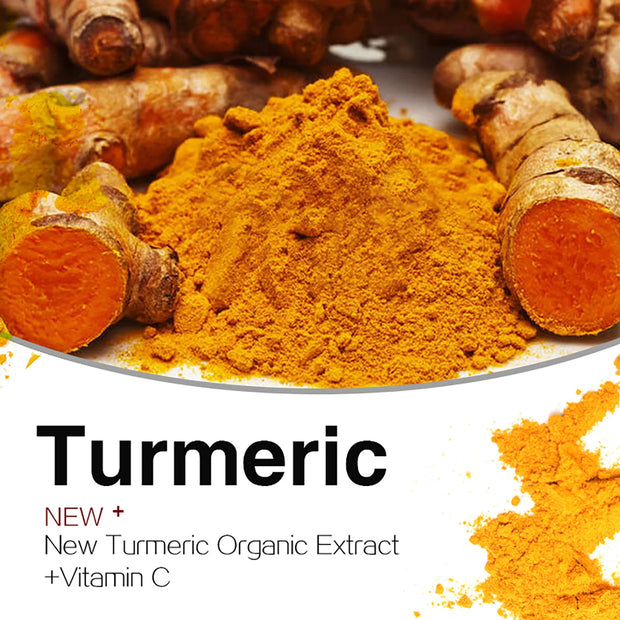 AILKE Turmeric Vitamin C Skin Care Set – Organic Anti-Acne, Whitening & Hydrating Korean Facial Products