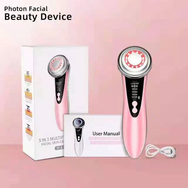 Ultrasonic Face Massager – Anti-Aging Beauty Device for Radiant, Youthful Skin