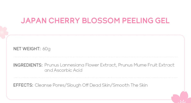 FENYI Sakura Exfoliating Gel – Deep Cleansing, Whitening & Moisturizing Facial Scrub