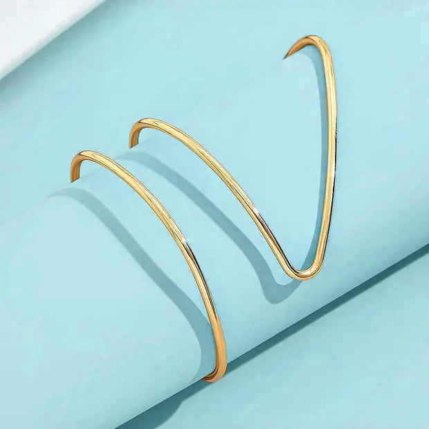 Geometric Cuff Bracelet – Simple & Trendy Jewelry for Women