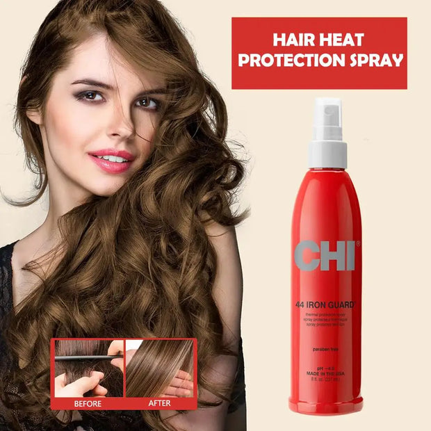 Heat Protectant Spray – Smoothing Leave-In Thermal & UV Protection Serum (237ml)