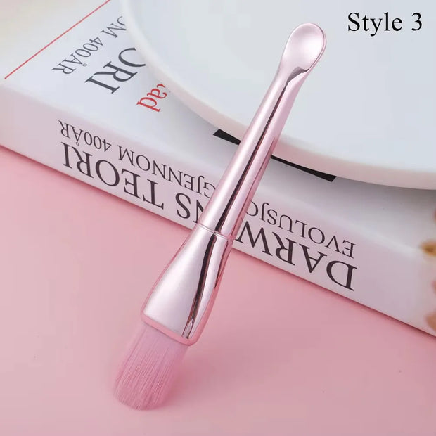 Face Mask & Makeup Brush – Flat Soft Hair Applicator