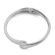 Smooth Water Drop Hug Bangle