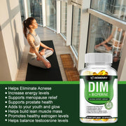 DIM Supplement – Hormone Balance, Menopause & Prostate Health | Supports Sleep & Metabolism