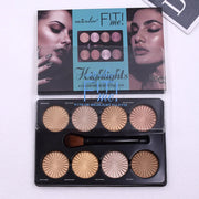 12-Color Matte Makeup Palette – Waterproof Foundation & Contour Kit | Long-Lasting Natural Finish