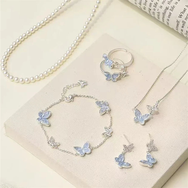 Elegant Butterfly Jewelry Set